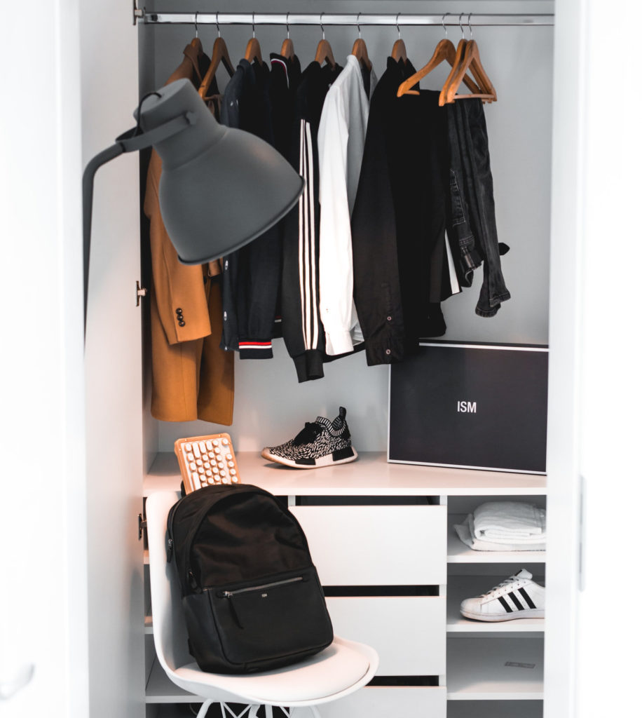 male closet - wardrobe essentials