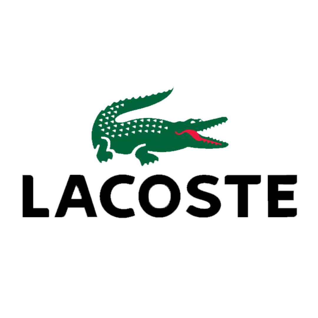 This photo shows the logo of Lacoste